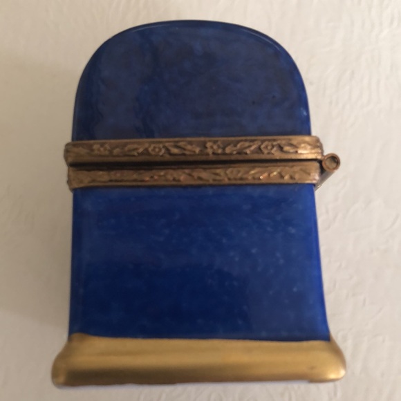 Limoges, Paint Main, Mini Three Bottle Perfume Box, - Picture 6 of 15